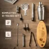 Recalma 12dílná sada na koktejly z nerezové oceli s Náhled obrázku produktu 8