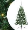 vidaXL Künstlicher vorbeleuchteter Weihnachtsbaum Grün 120 Produktbild-Vorschau 1