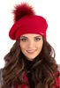 Vivisence Elegante Baskenmütze Damen mit bommel Produktbild-Vorschau 2