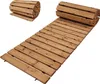 Holzpfad ausrollbar 250x43x2 cm rustikales Tannenholz Produktbild-Vorschau 1