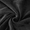 Velours-Sitzbezug für rundes Stuhlsitzkissen in Schwarz – Produktbild-Vorschau 2