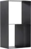 Rack à bûches CASO en acier noir avec rangement 45x30x80 cm Voir les images du produit 9