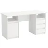 KOMTO Schreibtisch mit Schubladen - Oslo 145 x 65 x 76 cm Produktbild-Vorschau 1