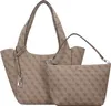 GUESS Shopper Handtasche Calista Latte Logo : Latte Logo Produktbild-Vorschau 18