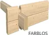 Fjordholz Holzgarage Modell Ibiza 44 B Produktbild-Vorschau 2