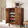 Tribesigns 5-stöckiger Schuhschrank mit runden Produktbild-Vorschau 2