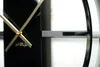 Metallwanduhr schwarz Unique für Wohnzimmer, Schlafzimmer, Produktbild-Vorschau 6
