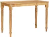 vidaXL Couchtisch Braun 110 x 55 x 77 cm Massivholz Mango Produktbild-Vorschau 1