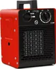 A red and black TROTEC ceramic fan heater is shown from a three-quarter front angle against a white background. Voir les images du produit