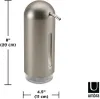 PENGUIN Seifenspender 355ml nickel, Fenster, modernes Produktbild-Vorschau 12