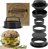 Burgerpresse mit 100 Blatt Burger Papier, 4 Patty Größen Produktbild-Vorschau 1