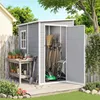 Outsunny Gerätehaus 1,54m³, Gartenhaus mit Pultdach, 122 x Produktbild-Vorschau 2