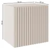 Selsey Sunds - Comodino a doghe rigate, 1 anta, beige Anteprima dell’immagine prodotto 4