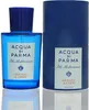A bottle of Acqua di Parma Blu Mediterraneo Arancia di Capri Eau de Toilette and its cylindrical packaging are shown against a white background. Náhľad obrázku produktu