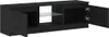 mobile TV vidaXL con luci LED look rovere nero 120x30x36 cm Anteprima dell’immagine prodotto 5