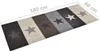 vidaXL Küchenbodenmatte Waschbar Stern 60x180 cm Produktbild-Vorschau 4
