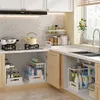 Spülschrank Organizer schmal ausziehbar Küche Metall 2 Produktbild-Vorschau 9
