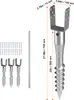 SucceBuy No Dig-Erdanker, 4er-Pack, 3,94 x 2,76 x 27,56 Produktbild-Vorschau 8