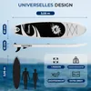 SereneLife Aufblasbares Stand Up Paddle Board mit Premium Produktbild-Vorschau 2
