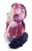 A side view of a plush squirrel toy with a tie-dye pattern. Produktbild-Vorschau