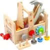 ASKSA Werkzeugkoffer Kinder Spielzeug, Montessori Produktbild-Vorschau 1