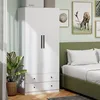 Armoire HOMCOM, armoire polyvalente à 2 portes avec tringle Voir les images du produit 7