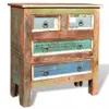 vidaXL Commode avec 4 tiroirs en vieux bois Voir les images du produit 2