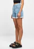 Organic Stretch Denim 5 Pocket Shorts Clearblue bleached 29 Produktbild-Vorschau 5