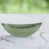 Große Pflanzschale oval 39 cm für draussen Dekoschale grün Produktbild-Vorschau 5