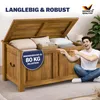 Deuba Cassapanca in Legno 85x44x48cm Vano Contenitore e Anteprima dell’immagine prodotto 3