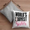 Trendation - Worlds Okayest Sister Deko-Kissen mit Füllung Produktbild-Vorschau 4