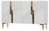 Skye Decor, Hochwertiger Konsolentisch, Weiß & Gold, 120 Produktbild-Vorschau 4