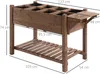 Outsunny Hochbeet Pflanzkasten mit 8 geteilten Gittern Produktbild-Vorschau 3