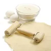 Teigroller Nudelholz Rollstab aus Holz für Bäcker Fondant Produktbild-Vorschau 4