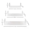 Radius Design - Booksbaum Wandregal horizontal : Weiß L Produktbild-Vorschau 6