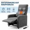 Elektrischer Relaxsessel mit Massage, Fernsehsessel Produktbild-Vorschau 4