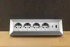 4-fach Steckdosenblock USB-A+C silber 250V/ 16A Produktbild-Vorschau 3