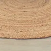 TT Home Wohnzimmer Teppich Jute Rund Modern Boho Ethno Produktbild-Vorschau 3