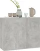 vidaXL Credenza grigio cemento 88x30x70 cm materiale a base Anteprima dell’immagine prodotto 10