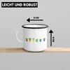 Trendation - Regenbogen Emaille Tasse Geschenk LGBT Schwule Produktbild-Vorschau 4
