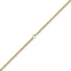 3,5mm Kette Collier Erbskette aus 750 Gold Gelbgold 50cm Produktbild-Vorschau 4