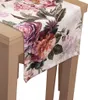 Tischläufer mit Muster 40 x 220 cm Blumen und Blätter Produktbild-Vorschau 5