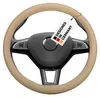 HEYNER® Housse de volant 37-39 cm pour voiture, beige, en Voir les images du produit 1