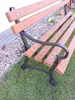 Gartenbank König mit Armlehnen 150 cm Produktbild-Vorschau 7