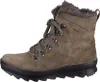 A single brown boot with fur lining is shown against a white background. Produktbild-Vorschau