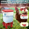 Hühnertränke Futterautomat Hühner im Set Futterspender Produktbild-Vorschau 5