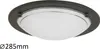 A ceiling light fixture with a dark gray frame and a white diffuser. Produktbild-Vorschau