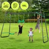 Zahradní houpačka HyperMotion XXL – 2 sedadla, hrazda a Náhled obrázku produktu 2