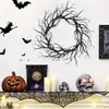 Wianek na Halloween z czarnymi gałązkami na drzwi wejściowe Podgląd zdjęcia produktu 2