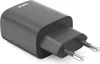 A dark gray Hama brand USB charger with European style prongs. Náhled obrázku produktu